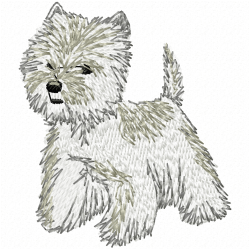 Dogs Embroidery Design 1